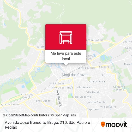 Avenida José Benedito Braga, 210 mapa