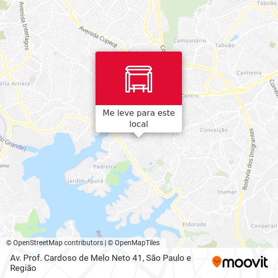 Av. Prof. Cardoso de Melo Neto 41 mapa