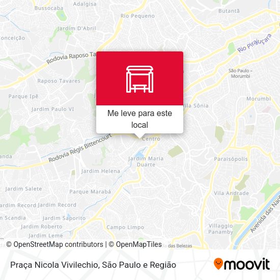 Praça Nicola Vivilechio mapa