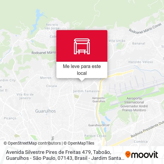 Avenida Silvestre Pires de Freitas 479, Taboão, Guarulhos - São Paulo, 07143, Brasil - Jardim Santa Rita, Guarulhos mapa