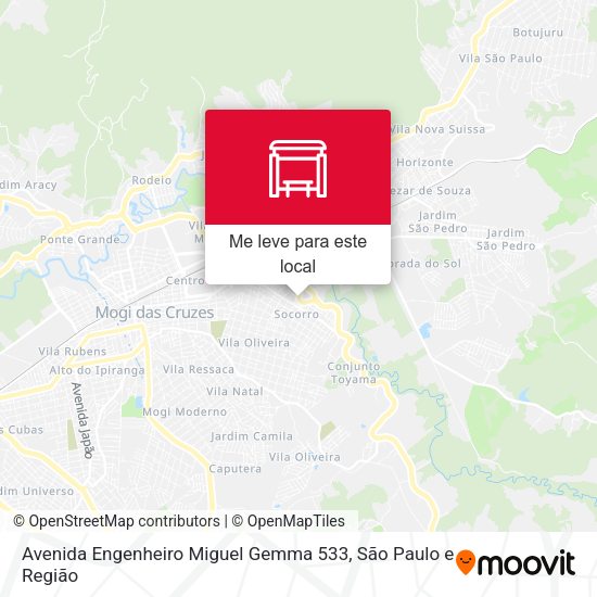 Avenida Engenheiro Miguel Gemma 533 mapa