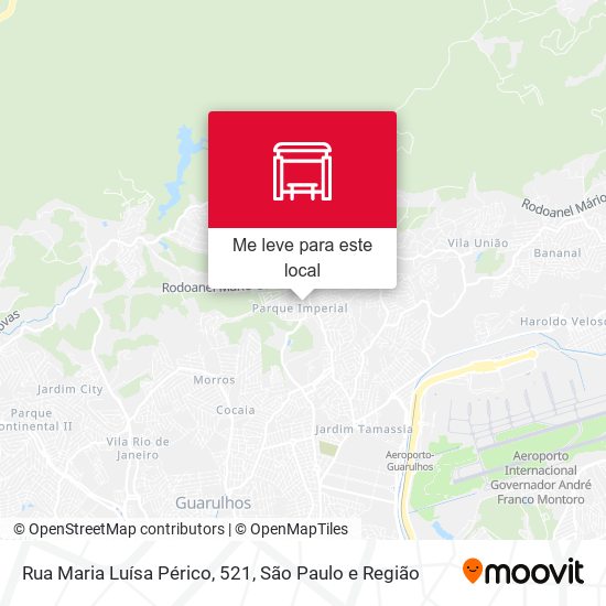 Rua Maria Luísa Périco, 521 mapa