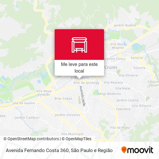 Avenida Fernando Costa 360 mapa