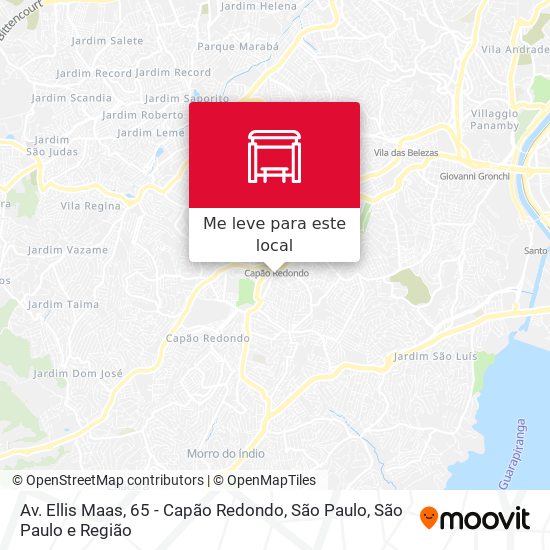 Av. Ellis Maas, 65 - Capão Redondo, São Paulo mapa