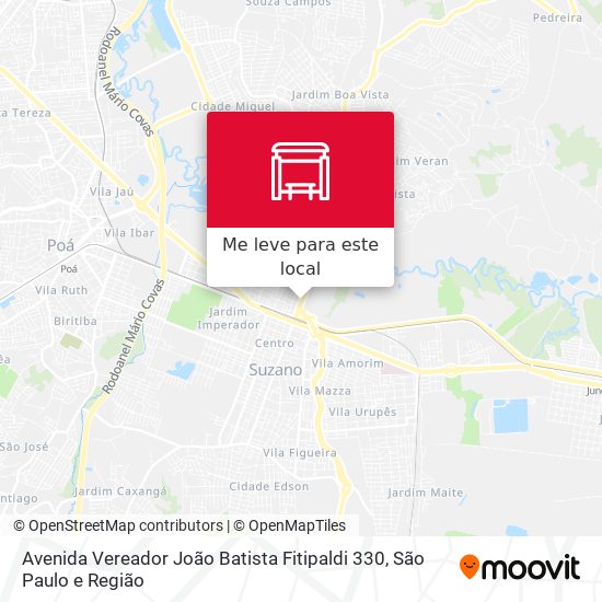 Avenida Vereador João Batista Fitipaldi 330 mapa
