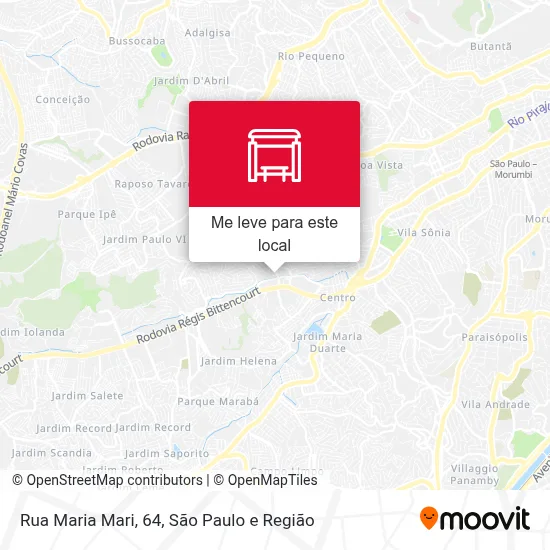 Rua Maria Mari, 64 mapa