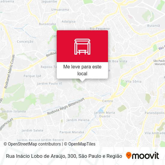 Rua Inácio Lobo de Araújo, 300 mapa