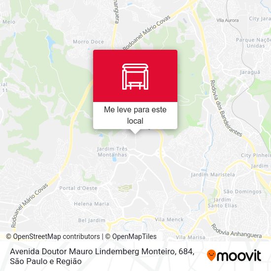 Avenida Doutor Mauro Lindemberg Monteiro, 684 mapa