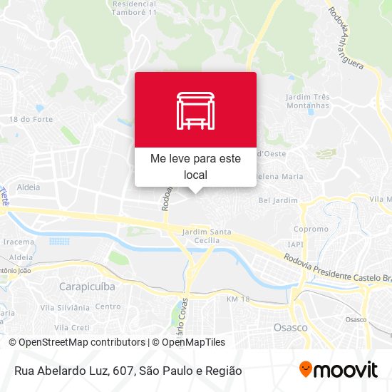 Rua Abelardo Luz, 607 mapa