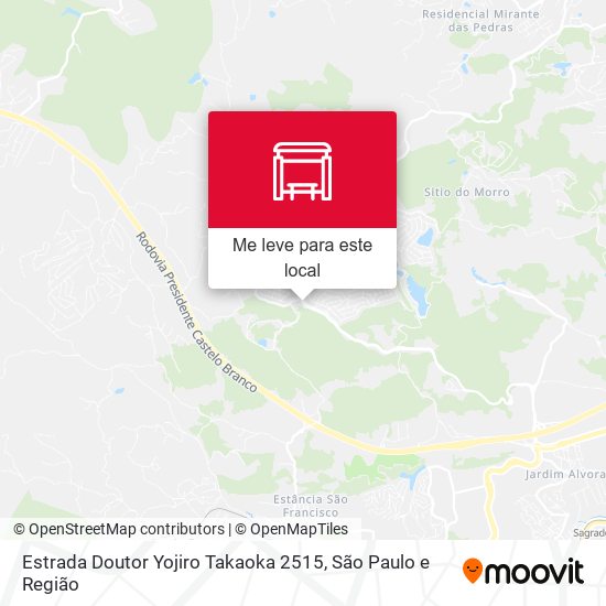 Estrada Doutor Yojiro Takaoka 2515 mapa