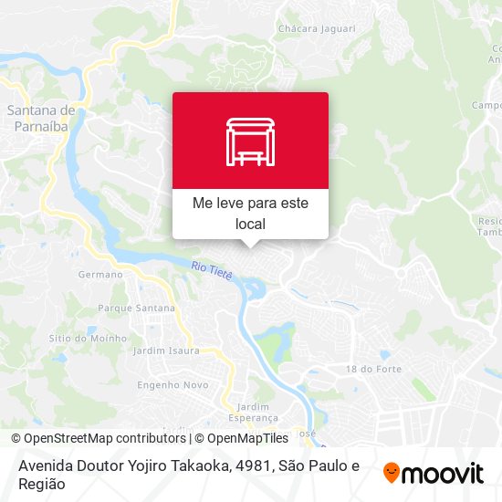 Avenida Doutor Yojiro Takaoka, 4981 mapa