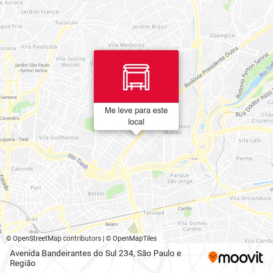 Avenida Bandeirantes do Sul 234 mapa