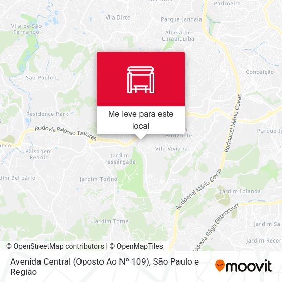 Avenida Central (Oposto Ao Nº 109) mapa