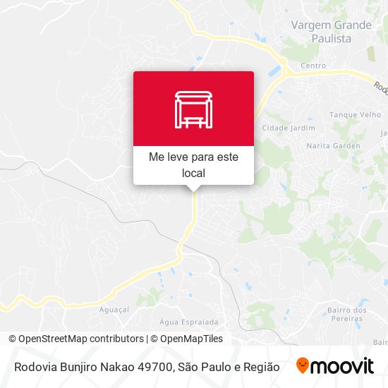 Rodovia Bunjiro Nakao 49700 mapa