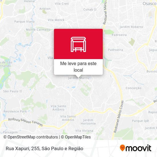 Rua Xapuri, 255 mapa