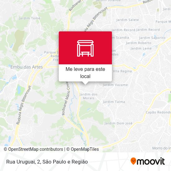 Rua Uruguai, 2 mapa