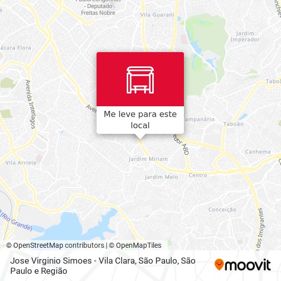 Jose Virginio Simoes - Vila Clara, São Paulo mapa