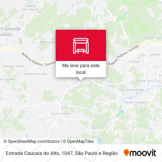 Estrada Caucaia do Alto, 1047 mapa