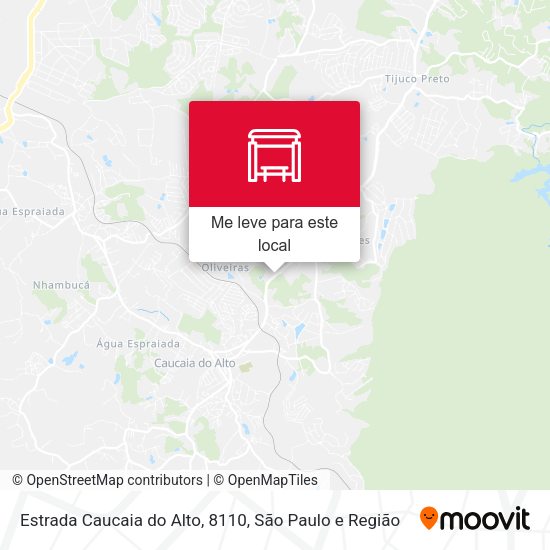 Estrada Caucaia do Alto, 8110 mapa