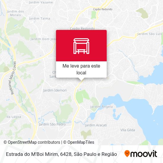 Estrada do M'Boi Mirim, 6428 mapa