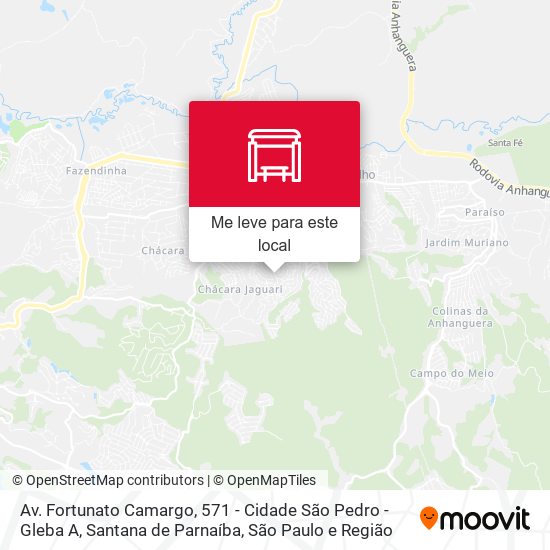 Av. Fortunato Camargo, 571 - Cidade São Pedro - Gleba A, Santana de Parnaíba mapa