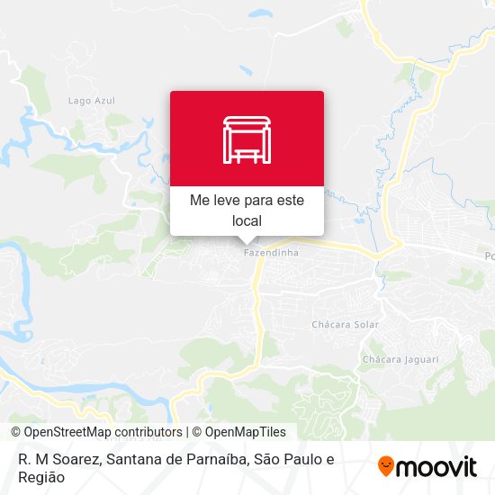 R. M Soarez, Santana de Parnaíba mapa