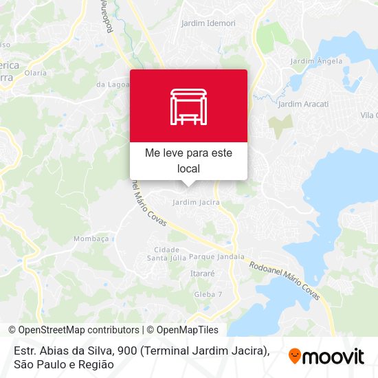Estr. Abias da Silva, 900 (Terminal Jardim Jacira) mapa