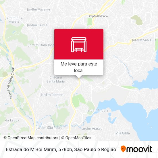 Estrada do M'Boi Mirim, 5780b mapa