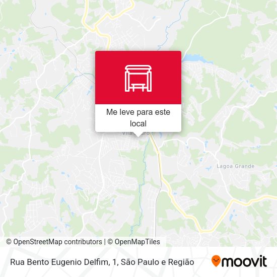 Rua Bento Eugenio Delfim, 1 mapa
