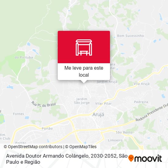 Avenida Doutor Armando Colângelo, 2030-2052 mapa
