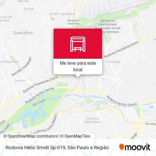 Rodovia Hélio Smidt Sp-019 mapa