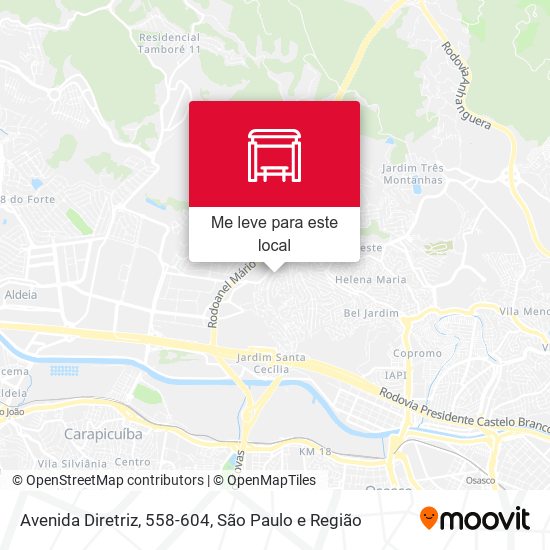 Avenida Diretriz, 558-604 mapa