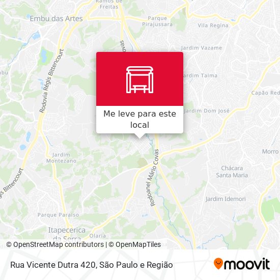 Rua Vicente Dutra 420 mapa