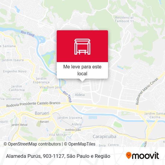Alameda Purús, 903-1127 mapa