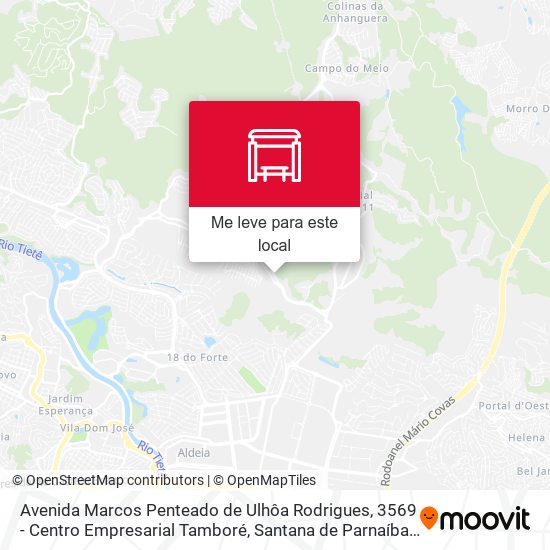 Avenida Marcos Penteado de Ulhôa Rodrigues, 3569 - Centro Empresarial Tamboré, Santana de Parnaíba mapa