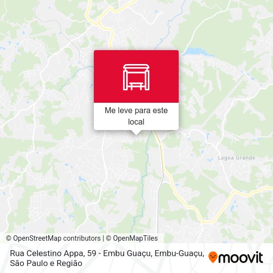 Rua Celestino Appa, 59 - Embu Guaçu, Embu-Guaçu mapa