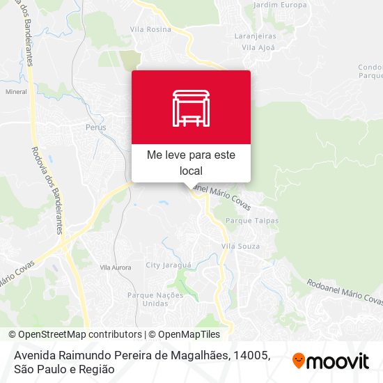 Avenida Raimundo Pereira de Magalhães, 14005 mapa