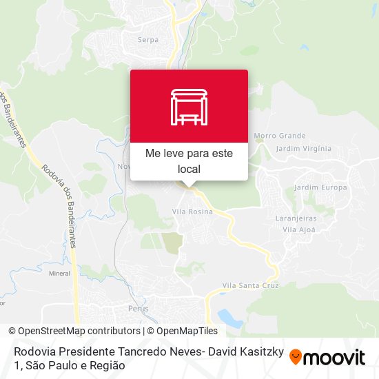 Rodovia Presidente Tancredo Neves-  David Kasitzky 1 mapa