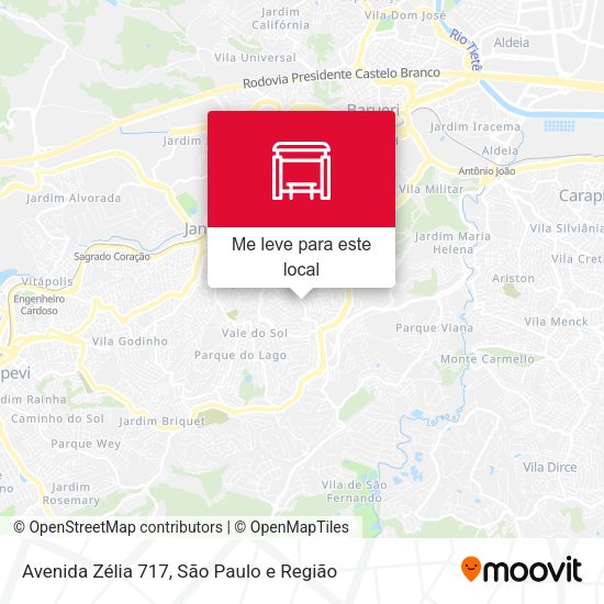 Avenida Zélia 717 mapa