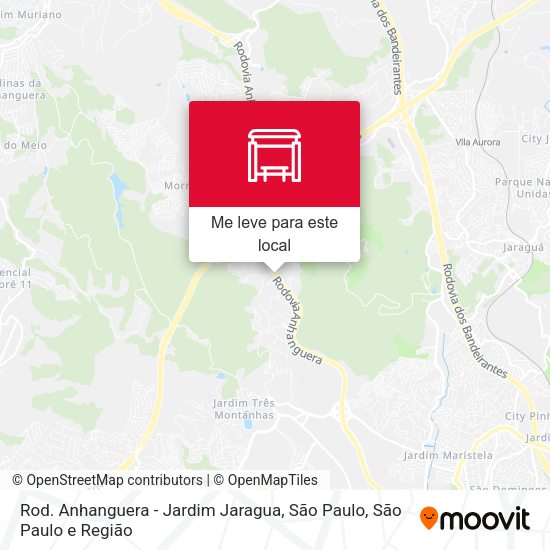 Rod. Anhanguera - Jardim Jaragua, São Paulo mapa