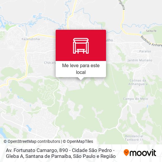 Av. Fortunato Camargo, 890 - Cidade São Pedro - Gleba A, Santana de Parnaíba mapa