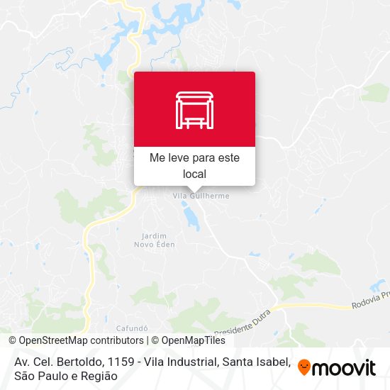 Av. Cel. Bertoldo, 1159 - Vila Industrial, Santa Isabel mapa