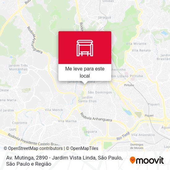 Av. Mutinga, 2890 - Jardim Vista Linda, São Paulo mapa