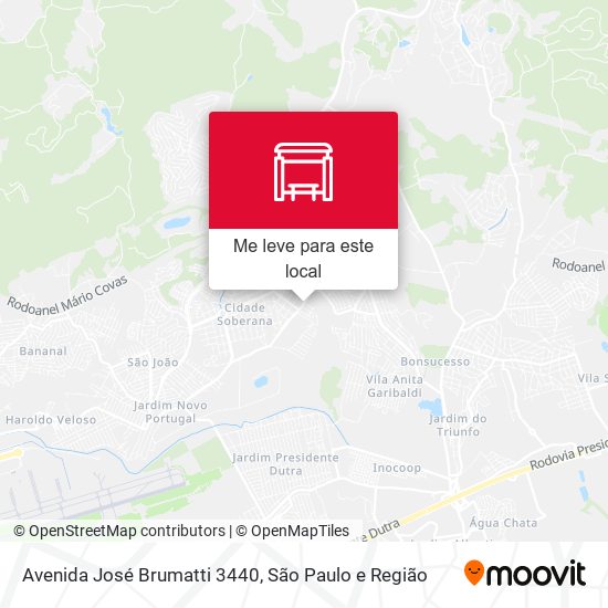 Avenida José Brumatti 3440 mapa