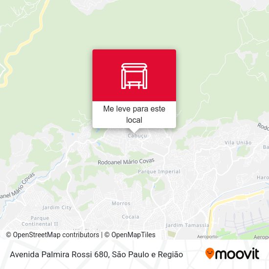Avenida Palmira Rossi 680 mapa