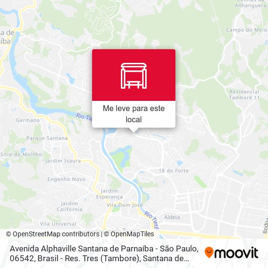 Avenida Alphaville Santana de Parnaíba - São Paulo, 06542, Brasil - Res. Tres (Tambore), Santana de Parnaíba mapa