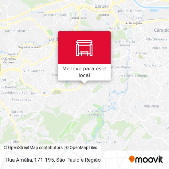 Rua Amália, 171-195 mapa