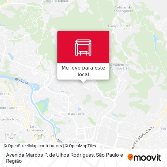 Avenida Marcos P. de Ulhoa Rodrigues mapa