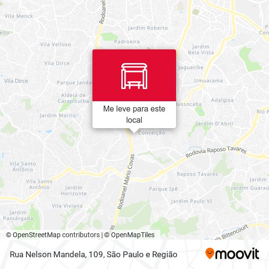 Rua Nelson Mandela, 109 mapa