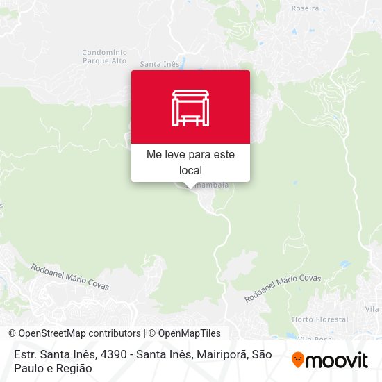 Estr. Santa Inês, 4390 - Santa Inês, Mairiporã mapa